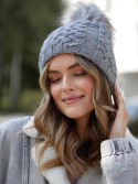 Dark gray winter hat C15 - Online store - Boutique